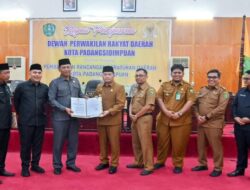 Perda Pertanggungjawaban APBD 2023 Kota Padangsidimpuan Disahkan, Jaringan Irigasi Ujung Gurap Jadi Prioritas