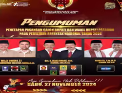 KPU Pasaman Tetapkan Nomor Urut Pasangan Calon di Pilkada 2024