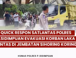 Truk Sirtu Mundur Tak Terkendali, Lindas Pria hingga Tewas di Padangsidimpuan