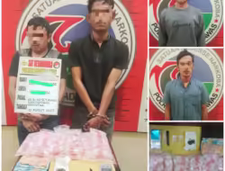 Polres Palas Amankan 4 Pelaku Narkoba di Desa Batang Bulu Lama