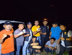 Sergapan Malam, Polres Tapsel Amankan 5 Bal Ganja di Desa Aek Libung, Kecamatan Sayur Matinggi