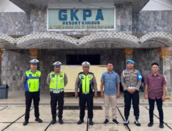 Patroli Amankan Ibadah Kenaikan Isa Almasih di Padangsidimpuan
