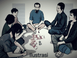 Warga Tangkap Tangan Oknum Ketua BPD Kunkun Sedang Main Judi, Laporan Polisi Tak Ditanggapi