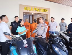 Polres Padangsidimpuan Kembalikan Enam Sepeda Motor Hasil Curian, cita rasa Keadilan dan Empati