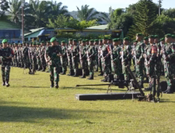 450 Prajurit Yonif 123/RW Berangkat ke Papua, Kapolres Padangsidimpuan Sampaikan Dukungan