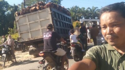 Kerusakan Jalan Raya Pulo Padang Batahan Picu Kecelakaan di Sinunukan Mandailing Natal
