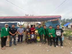 BEM Unimal Salurkan Bantuan Sembako untuk Korban Kebakaran Tambon Baroh, Aceh Utara