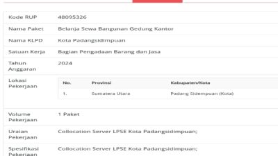 Salah Kaprah Tuduh Wartawan Bikin Ribut, Wali Kota Padangsidimpuan Diminta Evaluasi Kabag PBJ
