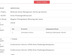 Lapor Bu Dewan…! Dugaan Maladministrasi 120 Juta Belanja Sewa Gedung di PBJ Sidimpuan perlu diperiksa