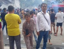 Kebakaran Sigiring-giring Hanguskan Lima Kios Satu Rumah, Masjid Tetap Aman Berkat Respons Cepat Warga dan Petugas