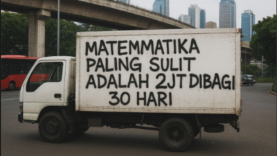 Viral! Matematika Kehidupan: Mampukah Gaji Rp 2 Juta Bertahan 30 Hari?