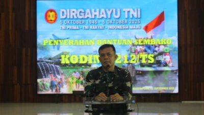 Semarak HUT ke-80 TNI, Kodim 0212/Tapsel Gelar Bakti Sosial: TNI Prima, TNI Kuat Bersama Rakyat!