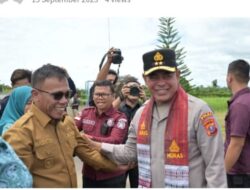 Kunker Kapolda Sumut ke Tapteng, Tanam Bibit Jagung sebagai Penguatan Ketahanan Pangan