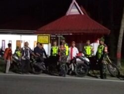 Koramil 14/Ktn Gelar Patroli Kolaborasi dengan Masyarakat di Kotanopan