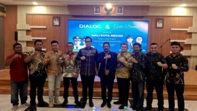 Pererat Sinergi, Walikota Medan dan Wawako Jamu Hangat Pengurus JMSI Tabagsel