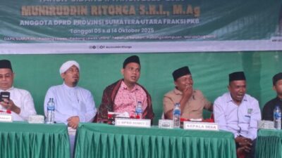 Muniruddin Ritonga Berkomitmen Perjuangkan Aspirasi Warga Madina ke Pemerintah Provinsi
