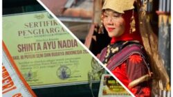 Shinta Ayu Nadia, Gadis Padangsidimpuan, Raih Wakil III Puteri Seni dan Budaya Indonesia 2025 Tingkat Nasional