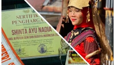 Shinta Ayu Nadia, Gadis Padangsidimpuan, Raih Wakil III Puteri Seni dan Budaya Indonesia 2025 Tingkat Nasional