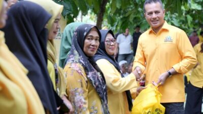 HUT Golkar ke 61 Tahun, DPD Sumut Bagikan Puluhan Ribu Sembako di Berbagai Daerah 