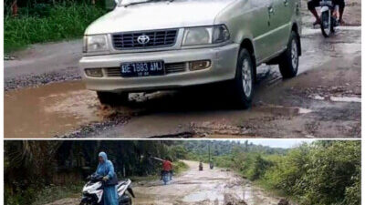 Warga Palas Keluhkan Jalan Rusak, Harap Pemerintah Segera Turun Tangan