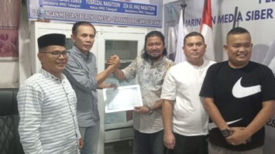 Kunjungan Ketua PWI Tabagsel ke Kantor JMSI Tabagsel Berlangsung Hangat dan Penuh Kekeluargaan
