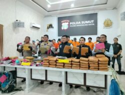 Polres Madina Gulung 19 Tersangka Narkoba, Sita 84 Kilogram Ganja: Polda Sumut Tegaskan Komitmen Perangi Peredaran Narkotika