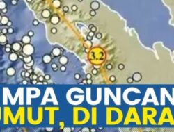 Gempa Berkekuatan M 3,2 Guncang Tapanuli Utara, Warga Sempat Panik Namun Tak Ada Korban Jiwa