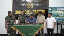 Pemkab Tapteng Serahkan 100 Hektar Tanah Negara untuk Pembangunan Batalyon Teritorial TNI AD