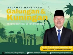 Makna Dharma Menyinari Nusantara, Kemenag Padangsidimpuan Ucapkan Selamat Hari Raya Galungan dan kuningan