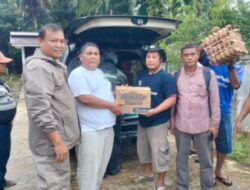 Respon Cepat KUD Cahaya Salurkan Bantuan, Panitia Posko Sinunukan 4 Beri Apresiasi Tinggi