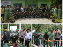Dandim 0212/Tapsel Resmikan Perehapan Kantor Koramil 18/Pargarutan, Harapkan Kinerja Anggota Lebih Optimal