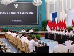 Presiden Prabowo Pimpin Sidang Kabinet Paripurna, Pemerintah Kerahkan Kekuatan Besar Tangani Bencana