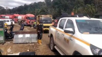Pengawalan Ketat Polres Tapsel, 3 Tangki BBM Akhirnya Melintas ke Padangsidimpuan Usai Banjir