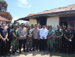 Kapolda Sumut Tinjau Pemulihan Polsek Muara Batang Gadis,Tegaskan Komitmen Berantas Narkoba