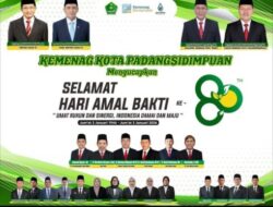 HAB ke-80, Kemenag Padangsidimpuan Teguhkan Umat Rukun dan Sinergi Indonesia Maju